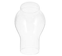 Mobestech Hand-Blown Frosted Glass Oil Lamp Chimney Replacement Shade Windproof Vintage Hurricane Globe for Home Decor Camping and Outdoor Use Traditional Part