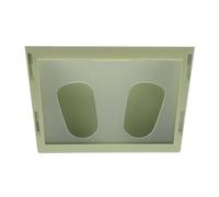 Mobestech Hanging Hay Feeder Rack for Rabbits and Guinea Pigs with Secure Installation and Efficient Food Management, Light Green Plastic and Acrylic Hay Holder for Small Animal Cage