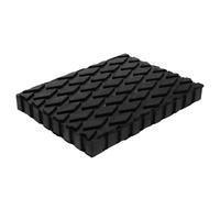 Mobestech Heavy-Duty Solid Rubber Car Lift Block 160X120X20Mm with Anti-Slip Surface for Automotive Repair and Garage Workshop Use