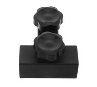 Mobestech Heavy Duty T-Shaped Three-Way Clamp Connector for Pet Grooming Table Arm Accessories, Compatible with 3/4" and 7/8" Tubes, Made of Plastic and Iron for Secure and Reliable