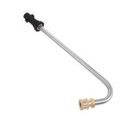 Mobestech High Pressure Washer Wand Extension Rod Stainless Steel Curved Lance for Vehicle Washing Outdoor Cleaning Compatible with Karcher Quick Connect Replacement Part