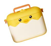 Mobestech Household Medicine Container Handheld Pills Organizer Double-Layer Multi-Grid Polypropylene Storage Box Large Capacity Easy to Carry for Outdoor Trip Travel Use