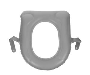 Mobestech Inflatable Toilet Cushion Seat PVC Quick Inflation and Deflation Anti-Slip Padded Commode Chair Cushion for Seniors Outdoor Camping