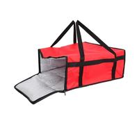 Mobestech Insulated Pizza Bag Thermal Insulation Takeout Food Bag with Handles for Keeping Food Fresh for Hours for Restaurant Deliveries Picnics Travel