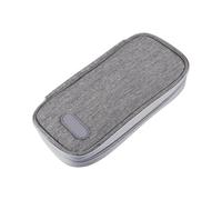 Mobestech Insulin Cooler Bag Travel Case Oxford Cloth with 2 Ice Packs | Thick Padded Multilayer Build, Soft Dividers and Zipper Closure, for Organised Vials, Air Travel and Daily Use