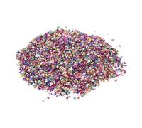 Mobestech Irregular Mixed Color Glass Charms Nail Art Fillers 200g Bag Diy Epoxy Manicure Decorations for Nail Accessories and Diy Epoxy Filling