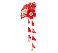 Mobestech Japanese Kimono Hair Clip Blossom Tassel, Lightweight Cloth and Rhinestone Accessory, Beautiful Appearance, to Match Your Outfit and Looks Great a Yukata for Women
