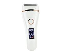 Mobestech Ladies Hair Trimmer USB Rechargeable Electric Hair Removal Device for Face Body Eyebrow with Stainless Steel Head Lightweight Portable for Travel and Wet Dry Use