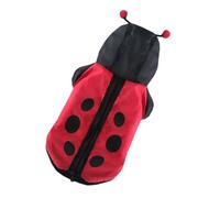 Mobestech Ladybird Dog Coat Pet Costume Party Funny Pet Clothing Creative Design Polyester with Neat Stitching Quality Workmanship Special Spoof Style for Special Occasions