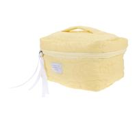 Mobestech Large Capacity Portable Nylon Makeup Bag for Women with Easy to Close Zipper, Travel Toiletry Organizer for Business Trips and Family Use