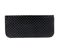 Mobestech Leather Barber Scissors Case, Black Leather Scissor Storage Organizer Pouch for Hairdresser Scissors, Professional Barber Scissor Container Suitable for Hair Cutting Tools