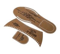 Mobestech Leather Sandal Mold Slippers Templates for Leather Work Kraft Paper Precision Complete Component Set Fit for 40 Size Sandal DIY Modern Stylish Design