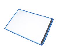 Mobestech Magnetic File Holder Blue Wall-mounted Document Organizer for Office Classroom Home Multipurpose Storage Pocket for Notices Assignments with Strong Magnetic Attachment
