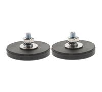 Mobestech Magnetic Mounting Base with Small Rubber Coated for Home Lighting Fixtures, Magnetic Ceiling Holder Suitable for Indoor Use and Camera Equipment