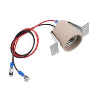 Mobestech Maker Suitable, Safe and Electrical for Secure Connection Light Socket with Wire Harness Replacement Part Plastic Metal Material Popcorn Machines for Home and Event