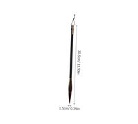 Mobestech Medium Chinese Calligraphy Brush Pen with Grey Tail Ox Ear Raccoon Tail Design for Beginners Versatile Painting and Kanji Writing Tool for Artistic Precision and Crafting