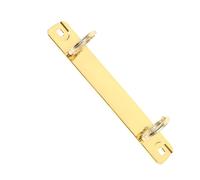 Mobestech Metal Loose Leaf Binder Spine Insert Clips Removable O-Ring Binding Mechanism for DIY Notebooks Office and Home Use Easy Page Addition and Removal Gold Finish
