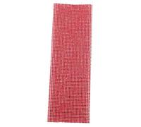Mobestech Microphone Cover Sleeve Mic Handle Protector Red Rhinestone Sturdy and Not Easy to Fade Sparkling Glitter with Comfortable Fabric for Handheld Microphone for Karaoke and Stage