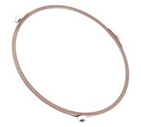 Mobestech Microwave Turntable Ring 7 Inch Glass Plate Tray Roller Ring Replacement with 1.2Cm Wheel Diameter, Suitable for Microwave Oven Turntable Support in Home Kitchen