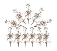 Mobestech Miniature Desert Shrub Model Micro-Landscape Mini Bush for Crafts Dollhouse Plant with Dried Sand Table Accessories Home Decor Scenery