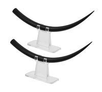 Mobestech Model Eyelash Demonstration Tool Realistic Simulation Plastic 2pcs Fake Eyelash Essential for Training Teaching for Students and Instructors