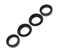 Mobestech Motorcycle Oil Seal and Dust Seal Kit for Front Forks Rubber Rings Simple Installation Durable for Motorbikes