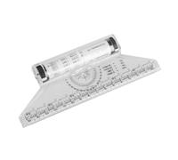 Mobestech Multi-purpose Parallel Rolling Ruler with Protractor for Drawing and Measuring Versatile Engineering and Student Drafting Tool for Accurate Vertical Horizontal and Arc Lines in