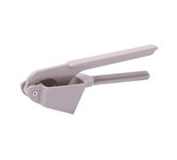 Mobestech Multifunction Garlic Press Alloy Mincer Crusher with Ergonomic Non Slip Handles for Crushing Unpeeled Cloves Efficient Kitchen Gadget Grey