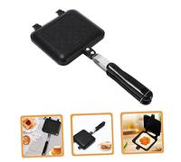 Mobestech Multifunctional Sandwich Toaster with Non Stick Coating Waffle Maker Baking Tool for Household Breakfast Nonslip Base and Indicator Lights Easy Clean Waffle and Sandwich Grill Pan