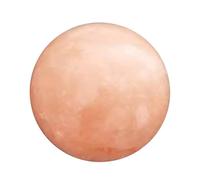 Mobestech Natural Himalayan Salt Crystal Ball Soap Minerals Stone Massage Ball Orange for Bath and Skin Care