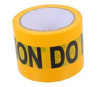 Mobestech Non-adhesive Caution Do Not Enter Warning Tape 7.5cm x 100m Roll for Crime Scene Props and Safety Barrier Use