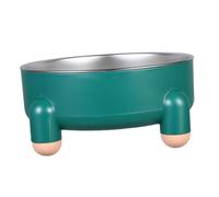 Mobestech Non-slip Raised Stainless Steel Dog Bowl Elevated Pet Feeding Dish for Cats and Dogs Large Capacity Anti-tip Water and Food Bowl with Stable Base Versatile Use for Puppies and