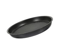 Mobestech Non Stick Household Steak Pan Large Multi Function Portable Grill Tray for Outdoor Camping and Indoor BBQ Cooking Iron Plate for Meat Vegetables and Steak