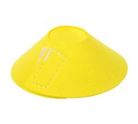 Mobestech Parrot Anti-bite Collar Bird Neck Cone Protective Collar for Plucking Prevention Easy to Wear Microfiber Leather for Pet Birds and Surgery Healing