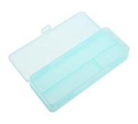 Mobestech Pencil Box Green Double Layer Large Capacity Organizer with Snap-Tight Lid Pp Plastic Stationery Storage Box Easy to Organize and Clean for School and Office