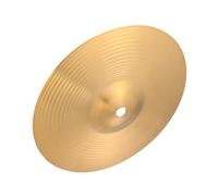 Mobestech Percussion, for Students and Players Professional Suitable for Instrument Brass Cymbals Splash with Strong Resistance to Hit Versatile Golden Use Drum Set