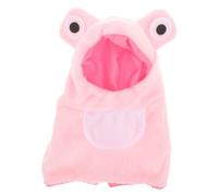 Mobestech Pink Frog Style Parrot Clothing for Small Parrots and Lovebirds, Adorable and Comfortable Cloth Costume with Great Workmanship, for Pet Owners and Halloween Cosplay