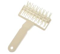 Mobestech Pizza Dough Docker Roller with Needle Design Pastry Tool for Pizza Tart Crust Cookie Dough Smooth Rounded Edges Easy to Clean for Pizzerias and Bakeries