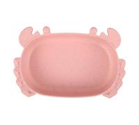 Mobestech Plastic Parakeet Bird Bath inside Cage with Crab-themed Design Spacious Bathing Session and Easy Cleaning Bird Cage Accessory