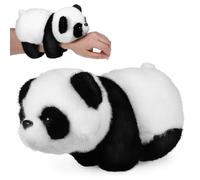Mobestech Plush Panda Slap Bracelet with Imported Rabbit Animal Wristband for Party Favors Cute Soft Plush Decoration for All Ages and Versatile Use