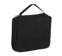 Mobestech Portable Girl Hair Organizer Bag with Hanging Bow Holder Space-Saving Hair Accessories Storage Lightweight Polyester Travel Clip and Headband Holder