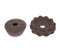 Mobestech Portable Navel Moxa-wool Box Purple Sand Moxibustion Pot Belly Warming Tool Multiple Holes Design for Relief and Lightweight Rounded Shape Suitable for Kinds of People