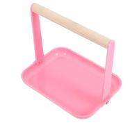 Mobestech Portable Parrot Wood Perch Stand with Plastic Tray Multifunctional Bird Training Platform for Birds Safe Comfortable Rest and Play Easy Assembly and Cleaning Suitable for Parakeets