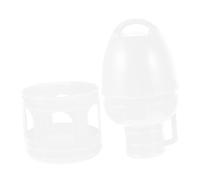 Mobestech Portable Plastic Pigeon Water Dispenser Capacity Bird Feeder Household Pigeon Accessory Sturdy Design for Families and Pet Shops