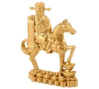 Mobestech Prosperity Luck Chinese Zodiac Mini Horse Statue Lunar Year Feng Shui Metal Sculpture for Living Office Decor Small Horse Figurines for Wealth and Success