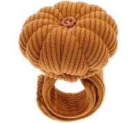 Mobestech Pumpkin-Shaped Sewing Pin Holder Wrist Strap with Elastic Corduroy Material, Comfortable Wearing and Multifunctional Use Needle Pin Cushion for DIY Handcraft and Quilting