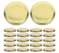 Mobestech Regular Mouth Canning Lids 50pcs, 66mm Tinplate Mason Jar Canning Lids, Airtight Seal for Kitchen Food Preservation and Home Storage