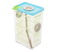 Mobestech Reptile Feeding Box Insect Habitat Terrarium Plastic Enclosure Ventilation Praying Mantis Stick Insects Pet Keeping at Home