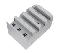 Mobestech Residential Building Model Abandoned Ruins Model Ruined Building DIY Decor Light Grey