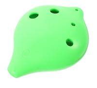 Mobestech Resin Ocarina Small Portable Musical Instrument for Beginners Adults Lightweight Green C Key Alto Flute for Easy Learning and Practice